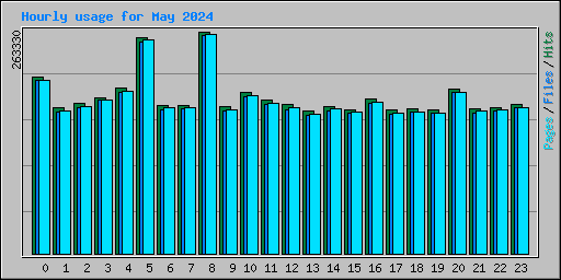 Hourly usage for May 2024